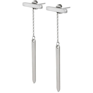 Orecchini Donna Acciaio Silver Bangs Breil