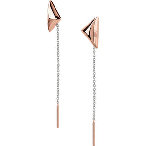 Orecchini Donna Acciaio con Borchie Rose Rockers Breil