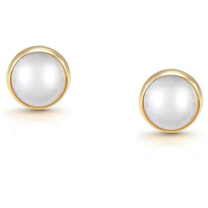 Orecchini Donna Acciaio con Perla Bianca e Oro Earrings Nomination