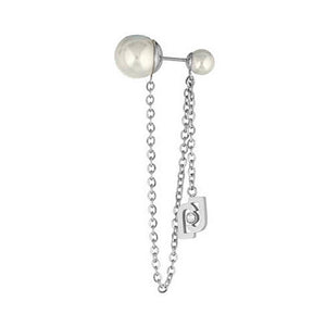 Orecchini Donna Acciaio e Perle Icona Liu Jo Luxury