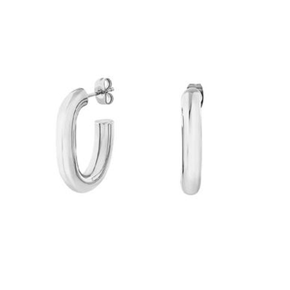 Orecchini Donna Acciao Hoop Silver Breil