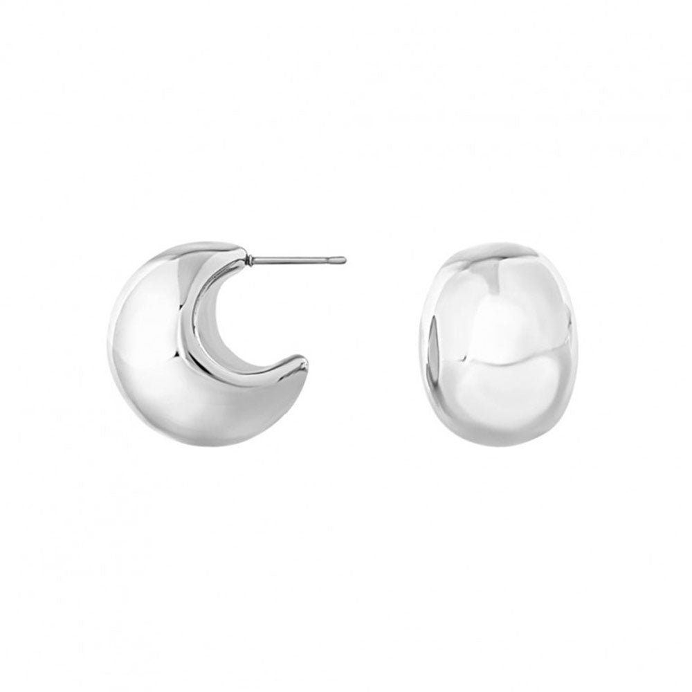 Orecchini Donna Acciao Hoop Silver Breil