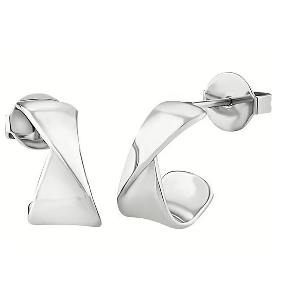 Orecchini Donna Acciao Retwist Silver Breil Gioielleria Amadori