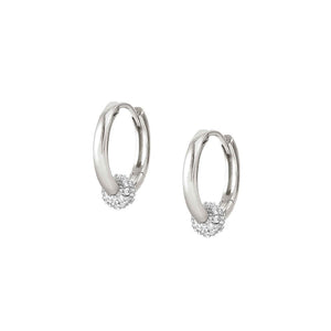 Orecchini Donna Argento Cerchio Cubic Zirconia Soul Nomination