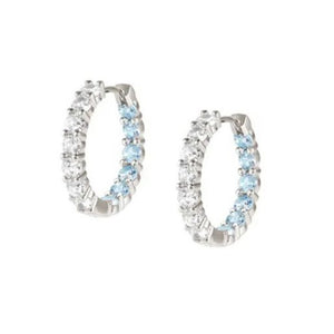 Orecchini Donna Argento Chic e Charm Cubic Zirconia Celeste Nomination