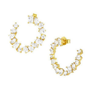 Orecchini Donna Argento Giallo Colour Wave Bianco Nomination