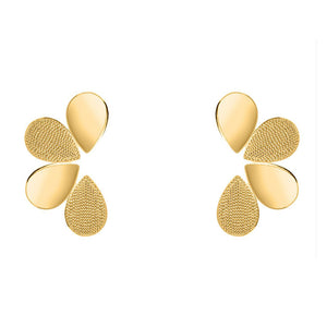 Orecchini Donna Argento Gold Cosmic Drop Goccia Diva Gioielli