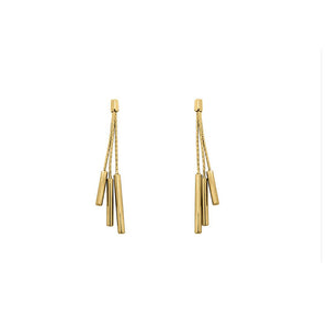 Orecchini Donna Argento Gold Led Cometa 3 Fili Diva Gioielli