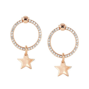 Orecchini Donna Argento Rose Chic&Charm Stella Nomination