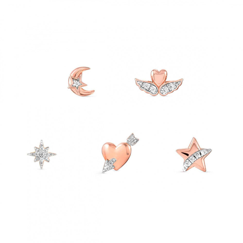 Set Orecchini Donna Argento Sweerrock ed Romance Misti Nomination