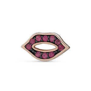 Orecchini Donna Argento Rose SweetRock Bocca Zirconi Rossi Nomination