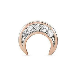 Orecchini Donna Argento Rose SweetRock Luna Zirconi Bianchi Nomination