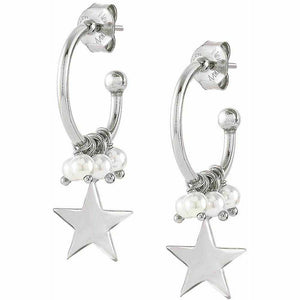 Orecchini Donna Argento Silver Melodie Perle Stella Nomination