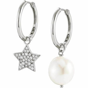 Orecchini Donna Argento Silver Stella White Dream Nomination