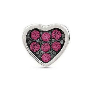 Orecchini Donna Argento Silver SweetRock Cuore Zirconi Rossi Nomination