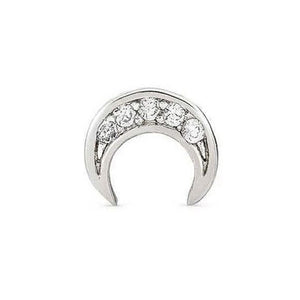 Orecchini Donna Argento Silver SweetRock Luna Zirconi Bianchi Nomination