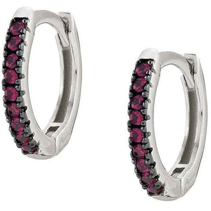 Orecchini Donna Argento Zirconi Rossi Easychic Nomination