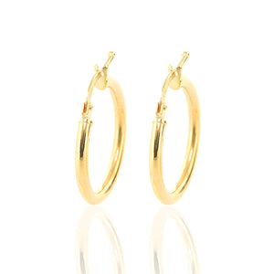 Orecchini Donna Cerchio in Oro Giallo