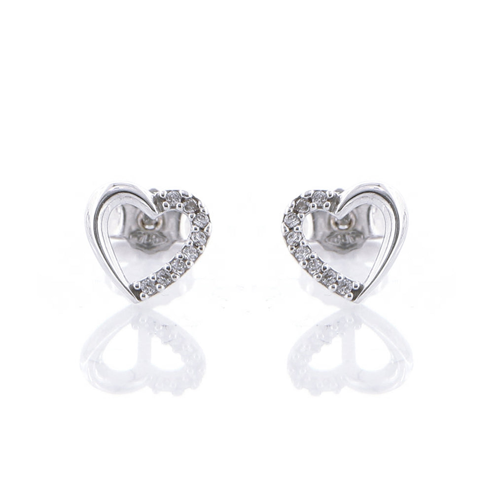 Orecchini Oro giallo 585/14 kt Zirconia 14 pietra