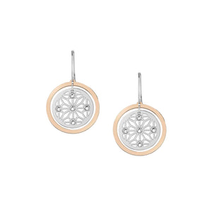 Orecchini Donna Piccoli Acciaio Oro Rosa e Swarovski Paradiso Nomination