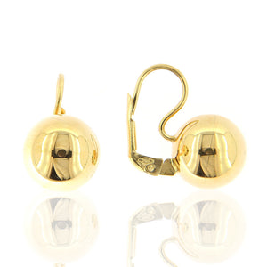 Orecchini Donna Sfera in Oro Giallo