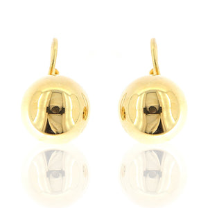 Orecchini Donna Sfera in Oro Giallo