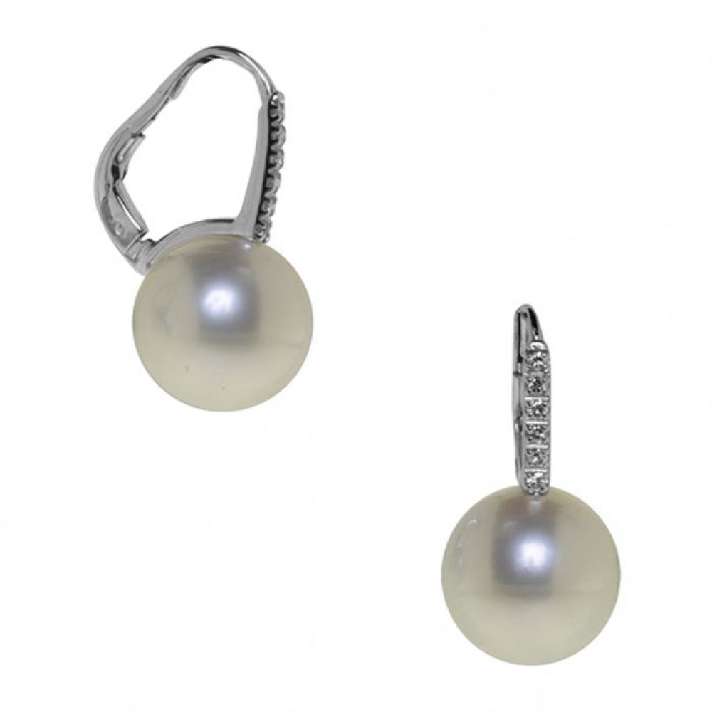 Silvora Orecchini Clip Da Donna Bianco Perle D'Acqua Dolce Perla - Foto 11