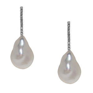 Orecchini Donna con Perla Barocca OZ101R - Genesia     