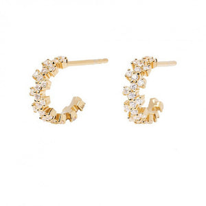 Orecchini Donna in Argento Gold Essentials Little Crown PDPaola