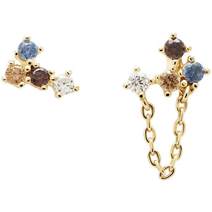 Orecchini Donna in Argento Gold Five Fox PDPaola