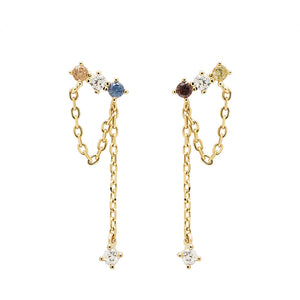Orecchini Donna in Argento Gold Five Mana PDPaola