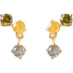 Orecchini Donna in Argento Gold Juno Flora PDPaola