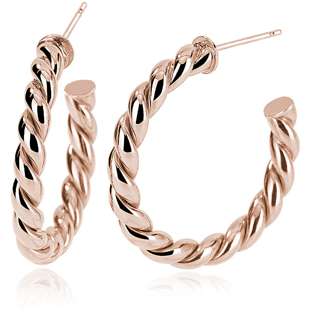 Orecchini Donna in Argento Rose Semicerchio Mabina Gioielli