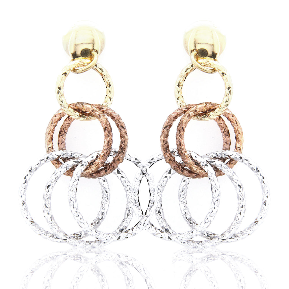 Orecchini Donna in Oro 3 Colori