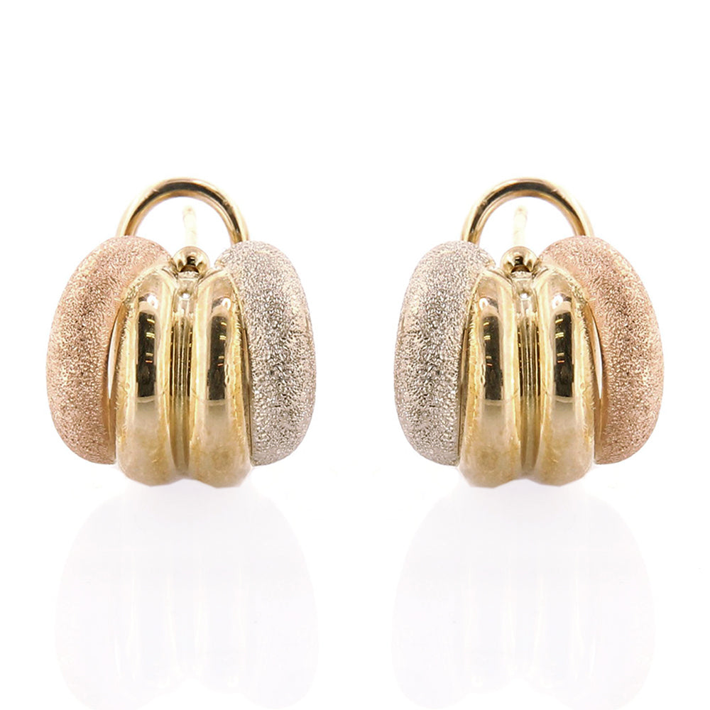 Naava Orecchini da Donna, in Oro Giallo 9K, con Quarzo Citrino, Taglio Brillante Rotondo , 0.9 ct