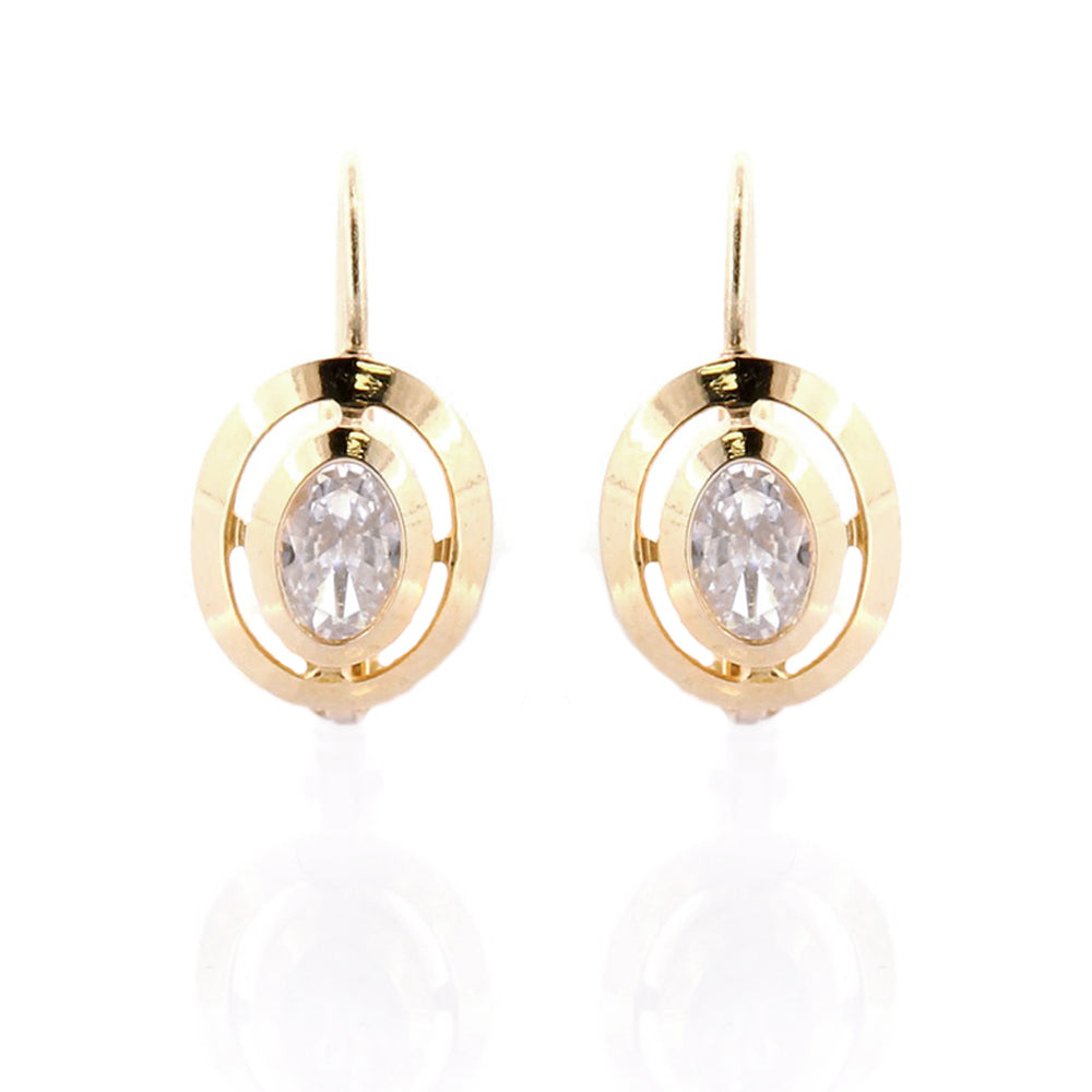 Orecchini A Borchie Oro Giallo 9 Carati - IN SCATOLA REGALO - Foto 5