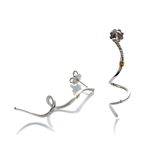Orecchini Fantasia con Diamanti - AB250/B Recarlo 