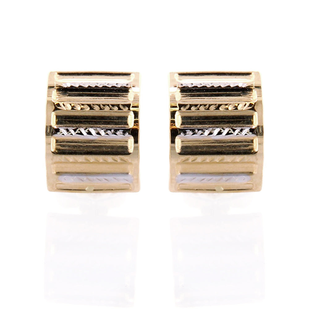 Orecchini Fantasia in Oro 3 Colori