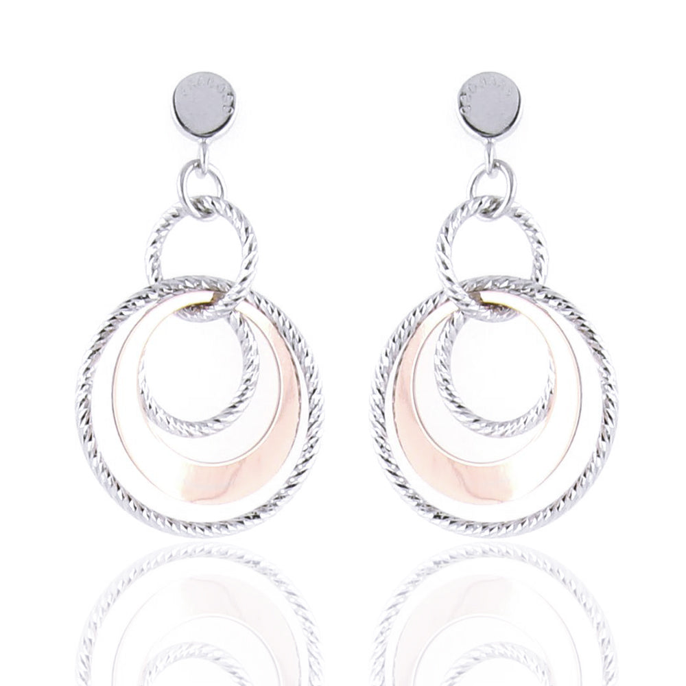 Orecchini in Argento 2 Colori Diamantato Fraboso