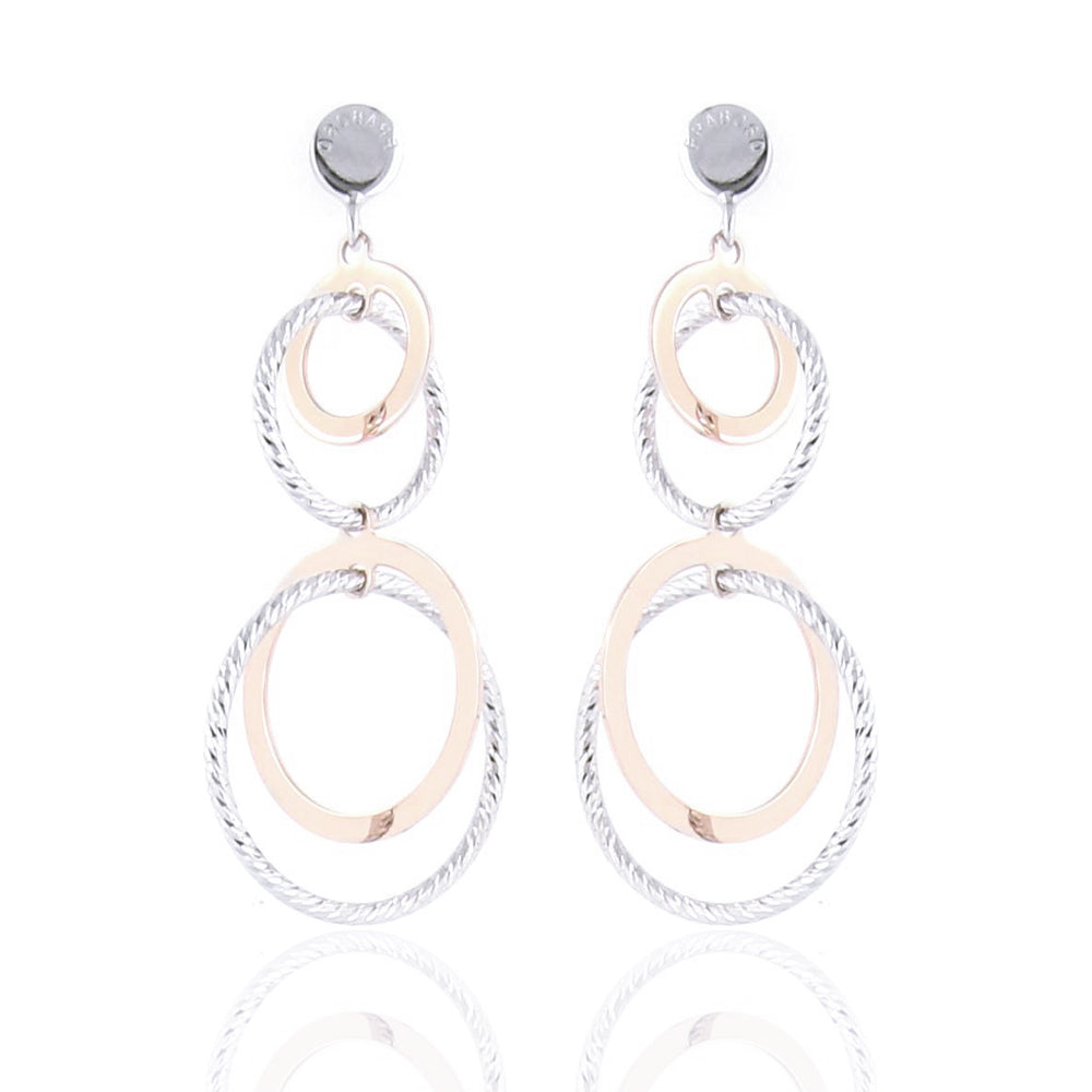 Orecchini in Argento 2 Colori Diamantato Fraboso