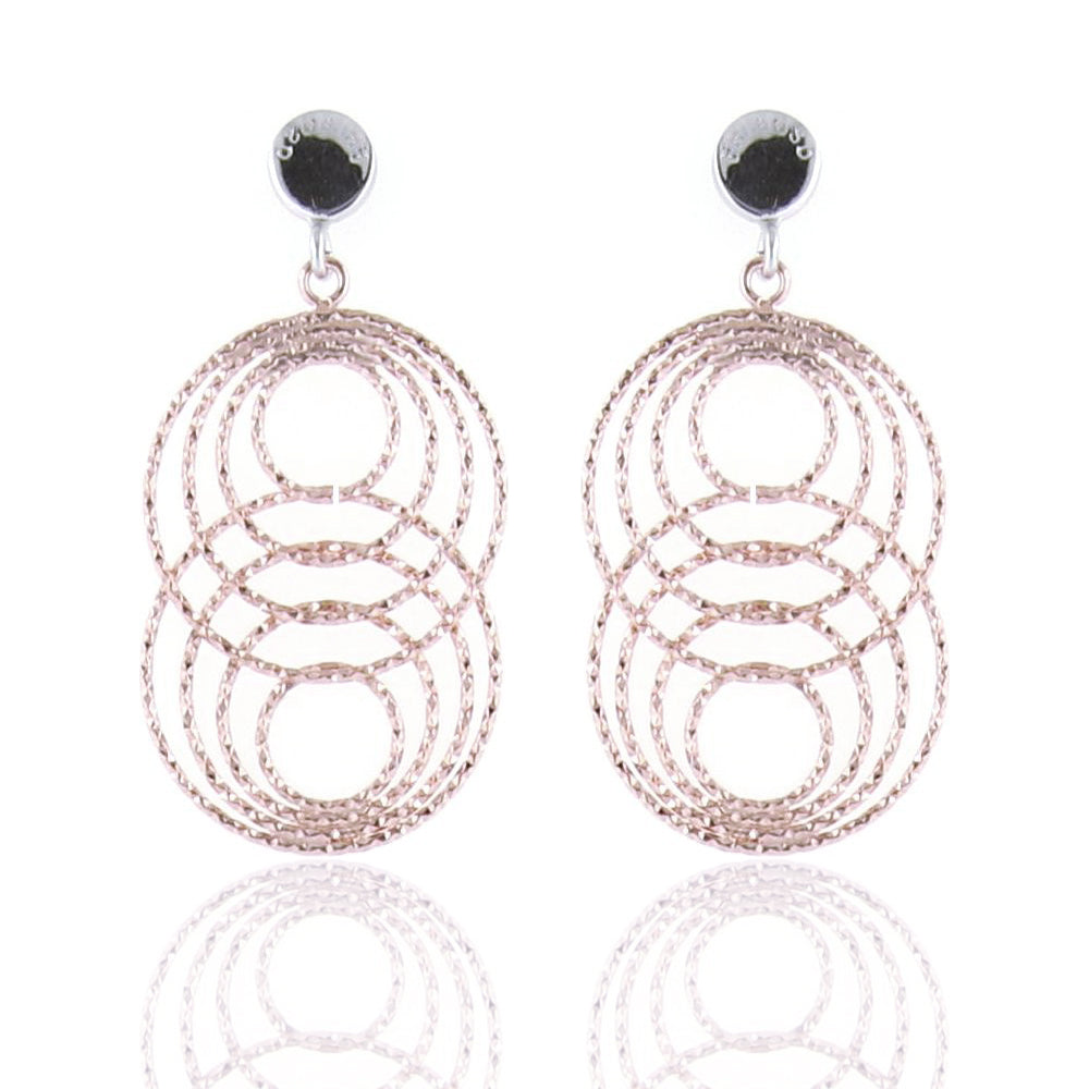 Orecchini in Argento 2 Colori Diamantato Fraboso