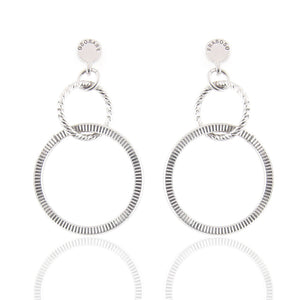 Orecchini in Argento Diamantati Fraboso