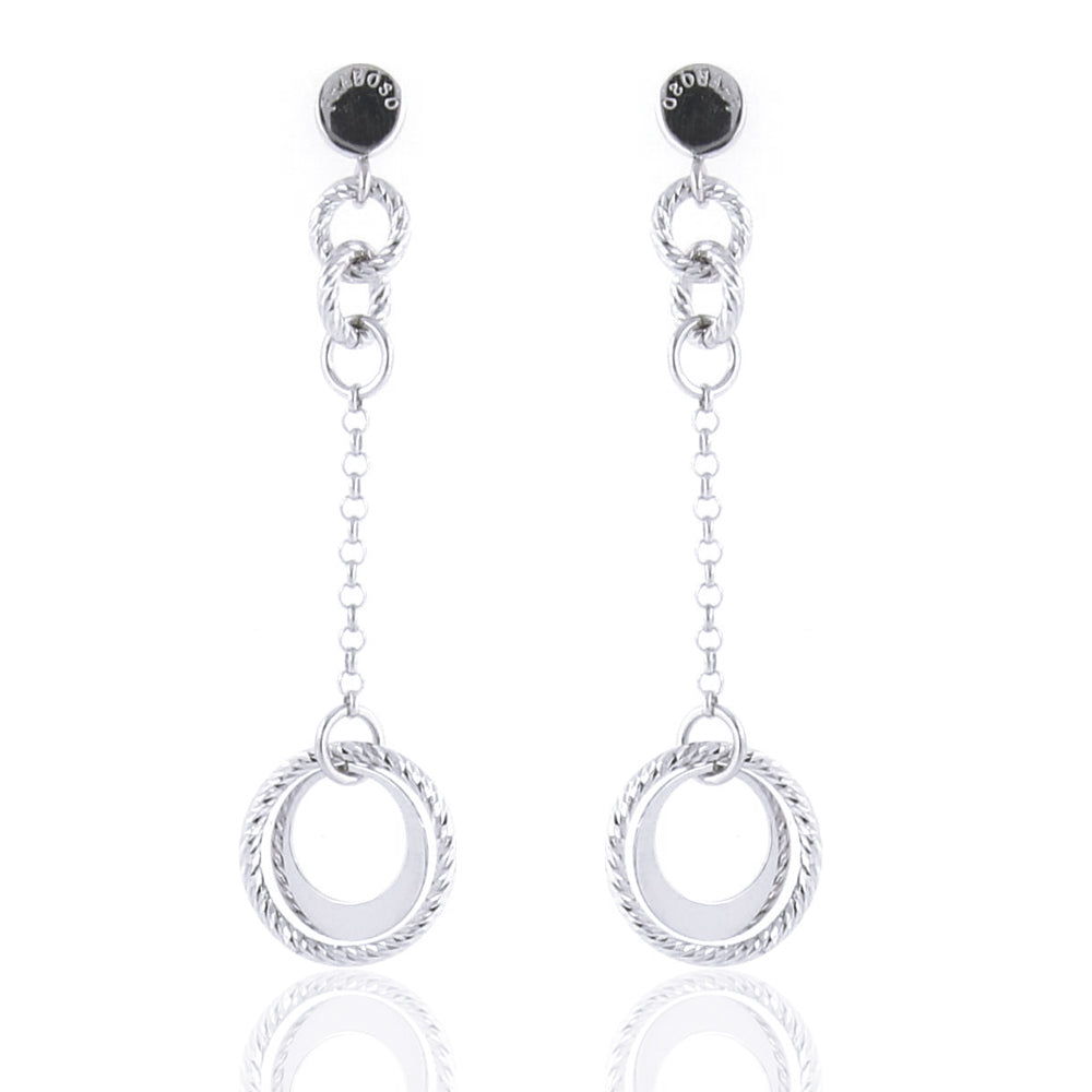 Orecchini in Argento Diamantato Fraboso