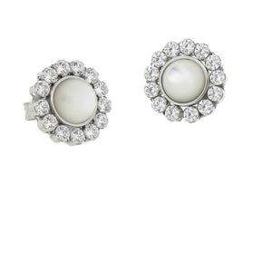 Orecchini in Argento con Perla e Zircono R1173_0950 - Zoppini  