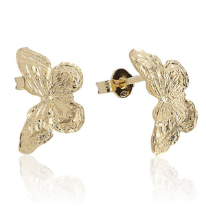 Orecchini in Oro Giallo Farfalla Spring Artlinea