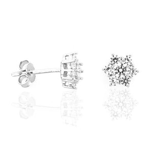Orecchini Donna Oro Bianco con Zirconi - 5317B80W500