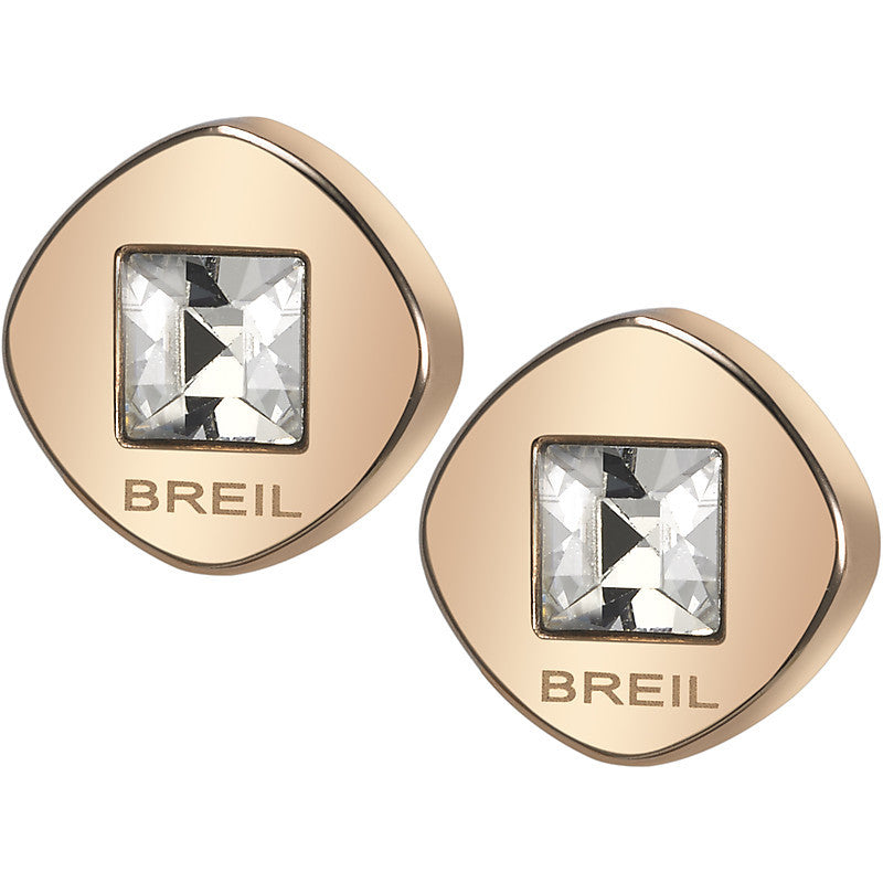 Orecchini Donna Breil Crossing Love Acciaio e Swarovski Tj 1582