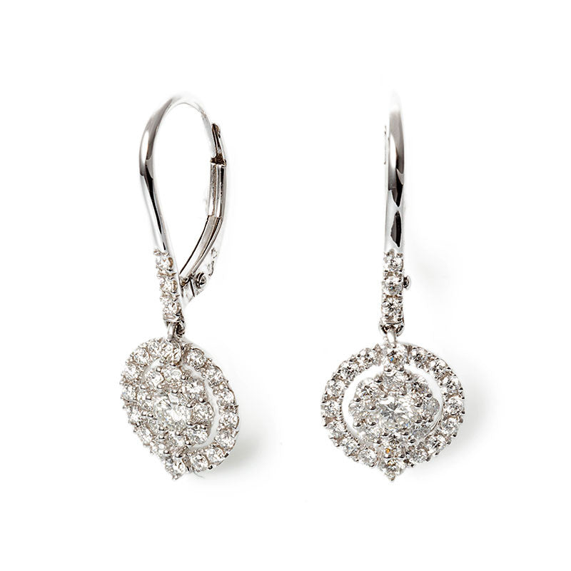 Orecchini Pendenti con Diamanti - XD514/075 Recarlo