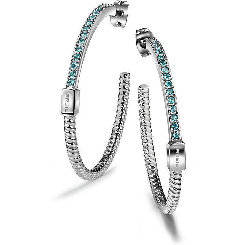 Orecchini con Swarovski Breilogy Torsion TJ1733 - Breil