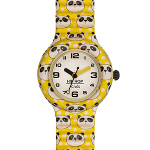 Orologio Bambino Kids Fun Panda Giallo HWU0883 Hip Hop